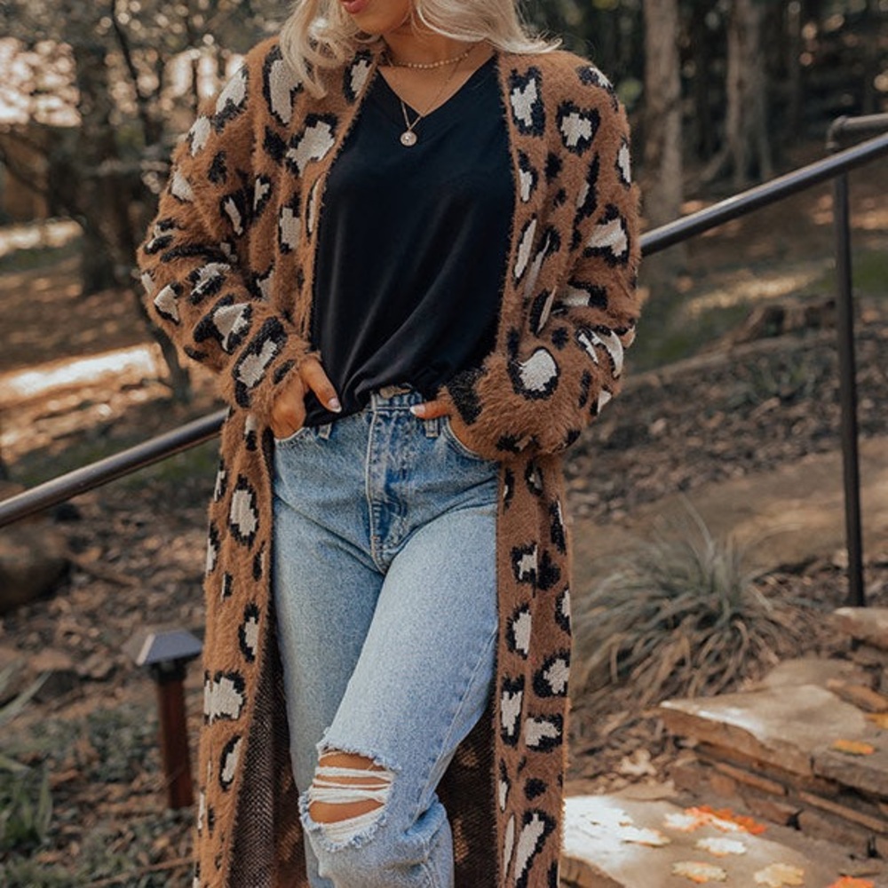 NWOT🤎Mittoshop Snow Kissed Cutie Cardigan Small Mocha